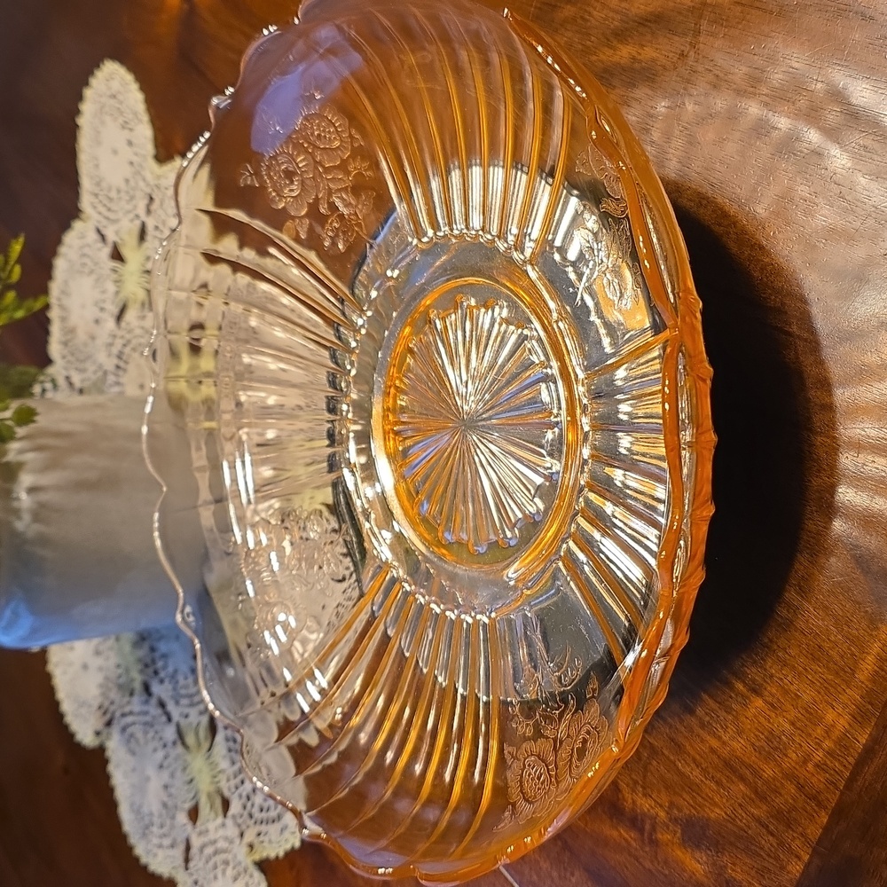 Vintage Anchor Hocking Pink Bowl